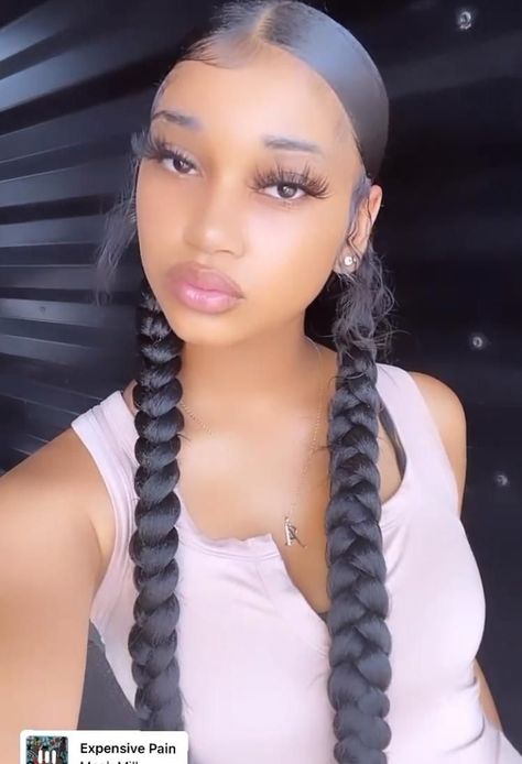 Sleek Braided Ponytail, Sleek Ponytail Hairstyles, Birthday Hairstyles, Black Ponytail Hairstyles, Quick Natural Hair Styles, Quick Weave Hairstyles, Box Braids Hairstyles For Black Women, Quick Braided Hairstyles, Cute Box Braids Hairstyles