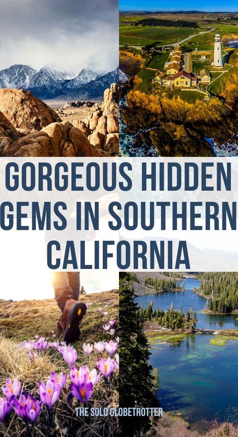 Despite its popularity, there are many beautiful hidden gems in Southern California if you want to go off the beaten path. Some of them may soon be off the list of the secret places to visit in Southern California, so make sure you visit these hidden California gems as soon as possible.Whether you are visiting Southern California for a relaxing weekend getaway or on a road trip, check out this list for the best offbeat and hidden gems in the Bay Area and other parts of Southern California. South California Things To Do, Weekend Getaway Southern California, Southern California Day Trips, Southern California Weekend Getaways, Places To Visit In Southern California, California Day Trip Ideas, Day Trips In California, Things To Do In Southern California, California Hidden Gems