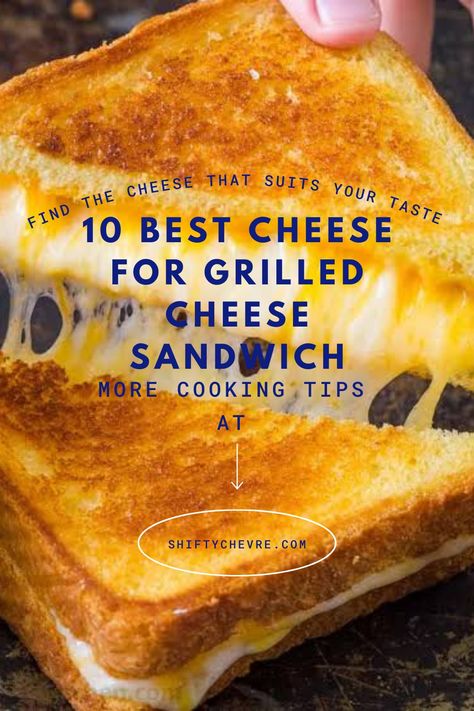 Grilled cheese is one of the best meals around. Seriously, there’s nothing better than some melted cheese between two slices of bread. But what cheese should you use? There are so many cheeses out there, and it can be not very clearly trying to figure out which cheese you should enjoy in your grilled cheese sandwich. Grilled cheese is one of these rare meals that is both universally beloved and particularly easy to make. Best Grilled Cheese Sandwich Recipe, Fancy Grilled Cheese Recipes, Fancy Grilled Cheese Sandwiches, Grilled Cheese Recipes Gourmet, Gourmet Grilled Cheese Sandwich, Easy Grilled Cheese, Fancy Grilled Cheese, Grilled Ham And Cheese, Making Grilled Cheese