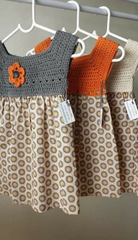 Crochet Girls Dress Pattern, Crochet Baby Dress Free Pattern, Baby Dress Tutorials, Crochet Baby Dress Pattern, Baby Frock Pattern, Frock Patterns, Mode Crochet, Baby Frock, Easy Crochet Baby