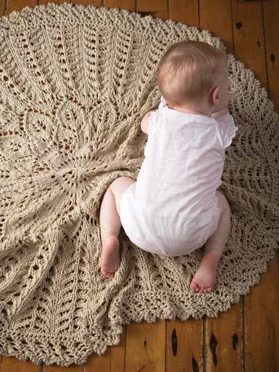 Baby blanket knitting pattern easy