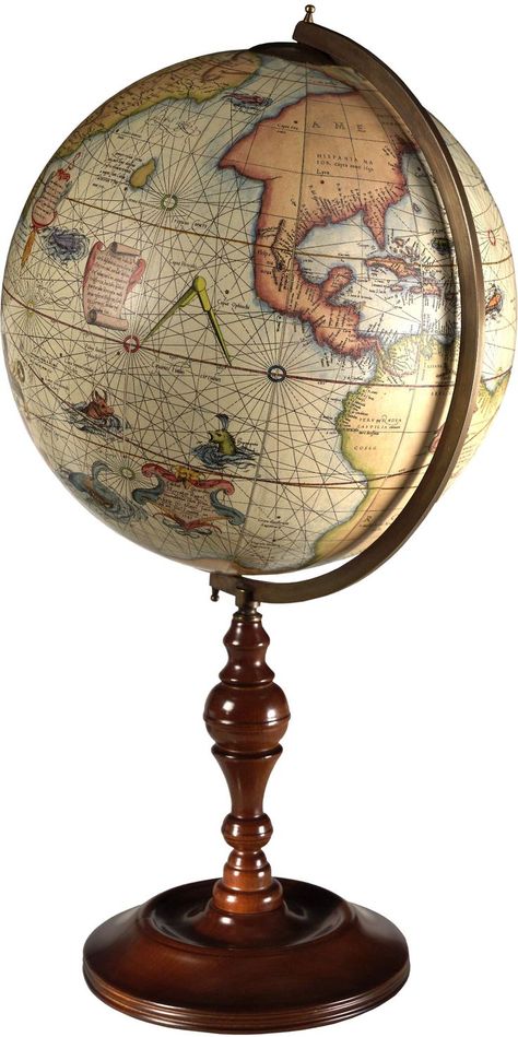 Old Globe, Ancient Mariner, Sundials, Vintage Png, World Globes, Globe Decor, Map Globe, World Globe, Antique Maps