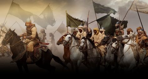 Ramadan Mubarak! Fresh Ramadan Content Every Day (Special Page) - About Islam Rashidun Caliphate, Battle Of Uhud, Malaikat Jibril, Sejarah Kuno, Warriors Wallpaper, Arab Culture, Nabi Muhammad, Historia Universal, Islamic Paintings