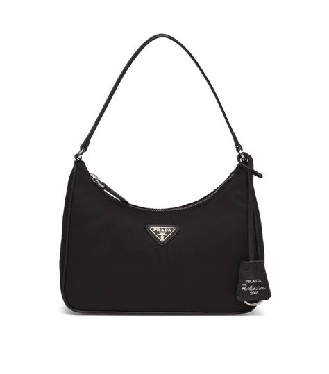 Tas Prada, Prada Nylon Bag, Prada Re Edition 2005, Prada Triangle, Prada Re Edition, Girly Bags, Popular Bags, Fancy Bags, Pretty Bags