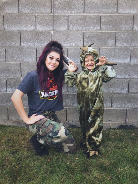 Mommy And Me Dinosaur Costume, Mom Son Costume Ideas, Mom And Toddler Son Halloween Costumes, Mom Son Costumes, Mommy And Son Costumes Halloween, Mother And Son Costumes Halloween, Halloween Costumes For Mom And Son, Mother Son Halloween Costumes Toddler, Mother And Son Halloween Costumes Ideas