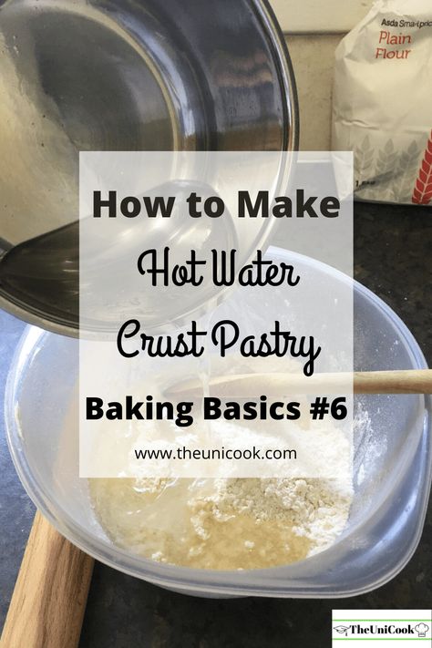 It´s pie time we were back with another baking basic, and today I´m going to share with you how to make the perfect hot water crust pastry for making pies! Hot Water Pie Crust Recipe, Hot Water Crust Pastry Recipe, Hot Water Crust, Hot Water Pastry, Hot Water Crust Pastry, Making Pies, British Baking Show Recipes, Hp Sauce, Steak And Ale