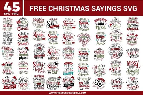 Christmas Sayings Free SVG Files | Free SVG Download Free Svg Files For Cricut Christmas, Friendship Christmas Quotes, Free Christmas Svg Files For Cricut, Free Christmas Svgs, Christmas Sayings Svg, Christmas Svg Files Free, Cricut Christmas Svg, Christmas Freebie, Coffee Quote Svg