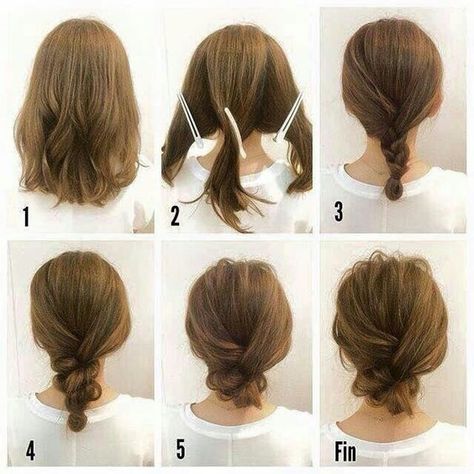 15 Ways to Style Your Lobs (Long bob Hairstyle Ideas) - Pretty Designs Hairstyles For Medium Length Hair Tutorial, Simple Updos, Messy Bun For Short Hair, Greek Hair, Easy Updo Hairstyles, Hair Indian, Bangs Hairstyles, Up Dos For Medium Hair, Hairstyles For Medium Length Hair Easy