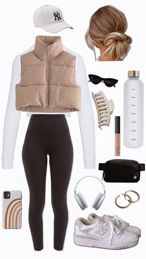 Cute Outfit Collage, Athleisure Outfit Ideas, Outfits 30s, Preppy Fall Outfits, Look Legging, Smink Inspiration, Winter Fashion Outfits Casual, Casual Preppy Outfits, Cute Lazy Day Outfits