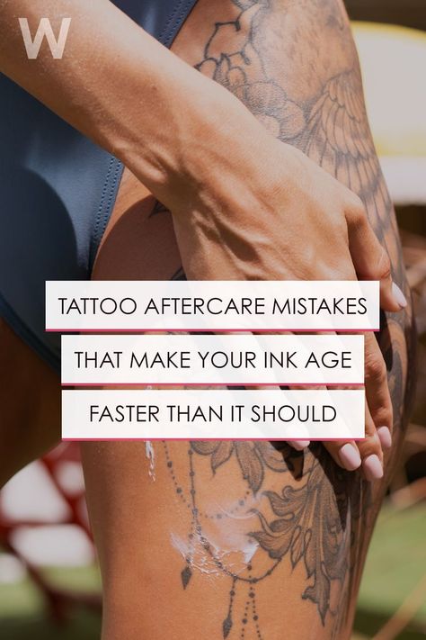 We've rounded up a few "dos" and "don'ts" when it comes to taking care of your new tattoo, whether it's a small and delicate line design or a full sleeve. #TattooCare T Tattoo, Tattoo Care, Dos And Don'ts, Tattoo Aftercare, New Tattoo, Mental Wellness, Line Design, Take Care Of Yourself, New Tattoos