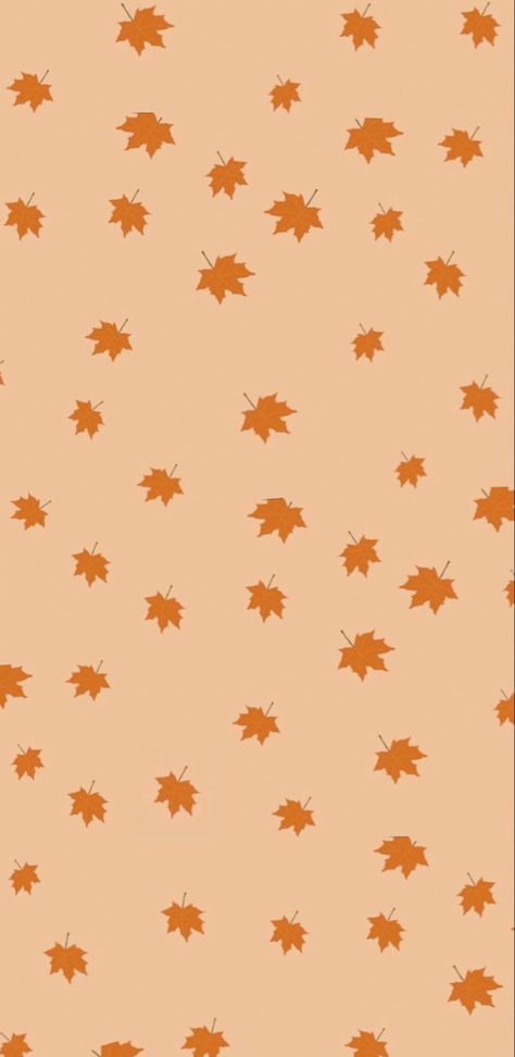 Light Orange Fall Wallpaper, Fall Leaves Background Aesthetic, Preppy Autumn Wallpaper, Fall Wallpaper Aura, Autumn Wallpaper Home Screen, Fall Simple Background, Fall Background Leaves, Fall Wallpaper Aesthetic Iphone Simple, Fall Wallpaper Iphone Aesthetic Widgets