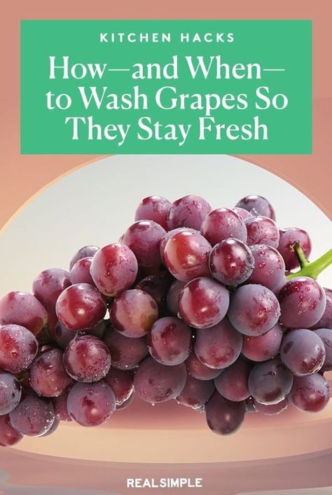 Learn how to wash grapes with a step-by-step guide, and discover why washing grapes is so important. You'll also find information on when to wash grapes and how to best store grapes after they've been washed. How To Wash Grapes With Vinegar, Washing Grapes With Vinegar, How To Clean Grapes With Vinegar, How To Wash Grapes Baking Soda, Best Way To Store Grapes In Fridge, Cleaning Grapes Baking Soda, Storing Grapes In Mason Jar, How To Make Grapes Last Longer, Storing Grapes In Fridge