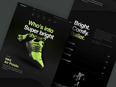 Browse thousands of Green Website Agency images for design inspiration | Dribbble Green Website Design, Dark Websites, Green Website, Web Design Inspiration Creative, Black Website, Game Website, Green Branding, Bright Shoes, Photoshop Resources