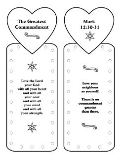 Christian Preschool Crafts, The Greatest Commandment, Greatest Commandment, Bible Story Crafts, Catholic Crafts, Preschool Bible, Bible Stories For Kids, Bible Study For Kids, Sunday School Activities