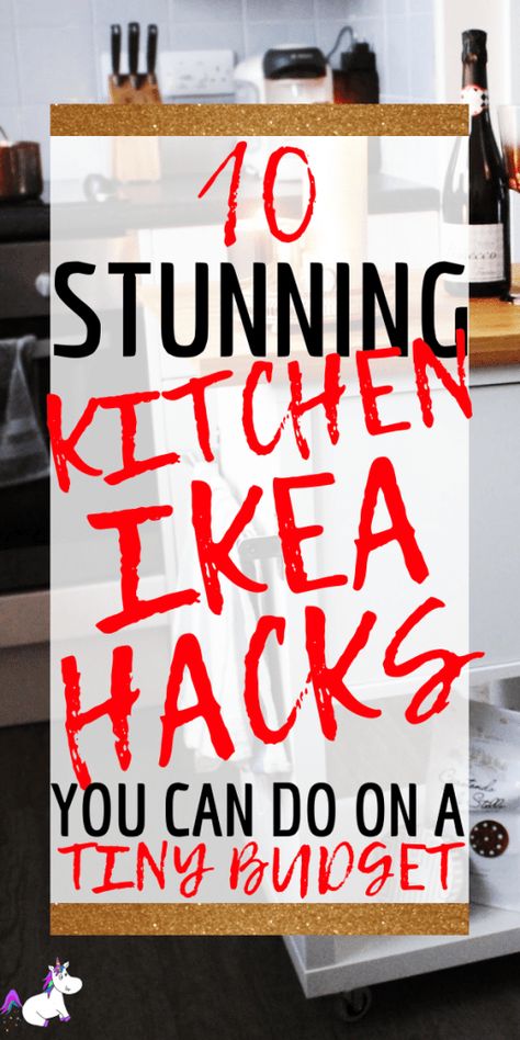 10 Stunning Kitchen Ikea Hacks You Can Do On A Tiny Budget. Simple Home Decor Hacks that make DIY home decor easy! via: https://themummyfront.com #kitchenhacks #ikeahacks #diyhomedecor #themummufront #homedecoronabudget Dapur Ikea, Ikea Kitchen Hacks, Do It Yourself Decoration, Ikea Organization Hacks, Ikea Desk Hack, Ikea Crafts, Best Ikea Hacks, Kitchen Ikea, Ikea Decor