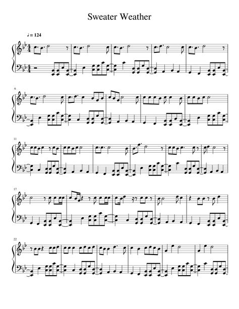 Sweater Weather Piano, Akordy Na Ukulele, Popular Piano Sheet Music, Free Violin Sheet Music, Piano Songs Sheet Music, Piano Sheet Music Letters, Piano Music Easy, Cello Sheet Music, Trumpet Sheet Music