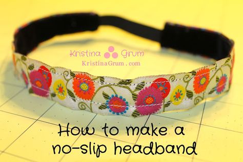 Curly Tutorial, Homemade Headbands, Soccer Headbands, No Slip Headbands, Headband Diy, Hair Bow Tutorial, Headband Tutorial, Ribbon Headbands, Bow Tutorial