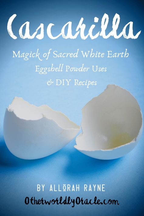 Cascarilla Powder Witchcraft, Eggshell Powder Witchcraft, Cascarilla Powder Uses, Egg Shells Witchcraft, Eggshells In Witchcraft, Eggshell Magick, Herbal Apothecary Recipes, Cascarilla Powder, Herbal Witchcraft