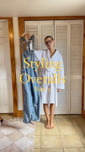 Overalls In Winter Outfits, Bib Overalls For Women Outfit Ideas Winter, Styling Oversized Overalls, Overalls And Jacket Outfit, Black Denim Overalls Outfit Winter, Overalls And Button Up Shirt, Wide Leg Overalls Outfit Winter, Oversize Overalls Outfit, How To Style Baggy Overalls