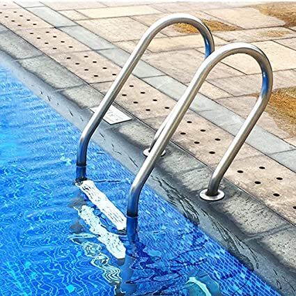 Pool Ladders, Swimming Pool Ladders, Outdoor Baths, Pool Ladder, Steps Design, Pool Fence, Indoor Swimming, Indoor Swimming Pools, Swimming Pool Designs