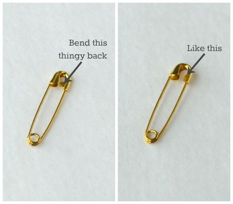 Make a cool, edgy bracelet in a few minutes, just from safety pins. Wearing A Safety Pin Meaning, Safety Pin Ring Diy, Pin With Beads, Shirts With Safety Pins, Things To Do With Safety Pins, Safety Pin Bracelet Diy, Safety Pin Earrings Diy, Safety Pin Diy, Safety Pins Fashion