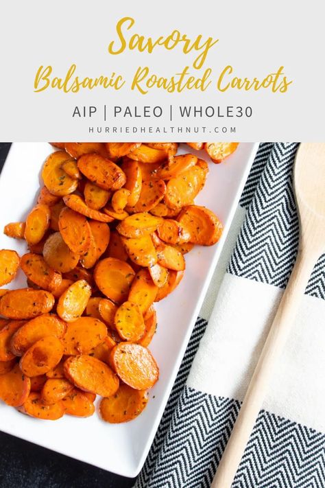 Aip Roasted Carrots, Quick Easy Aip Meals, Whole 30 Carrots, Aip Roasted Vegetables, Whole 30 Carrot Recipes, Easy Aip Work Lunches, Aip Carrot Recipes, Aip Quick Meals, Aip Roast