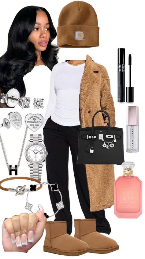 Outfits Black Women, Fasion Outfits, Shein Outfits, Cute Lazy Day Outfits, Cute Lazy Outfits, Swag Outfits For Girls, Classy Casual Outfits, Cute Comfy Outfits