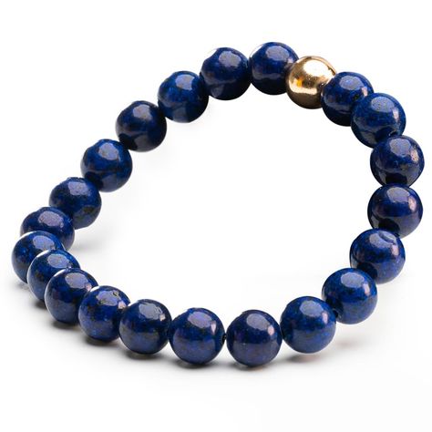 PRICES MAY VARY. Lapis Lazuli Gemstone Bracelet: Wearing our Lapis Lazuli Gemstone Bracelet helps to attract wealth, prosper in career, increase self-confidence, keep peace, and bring good luck, wealth, prosperity and thriving career healing energy bracelet. And Lapis Lazuli spirituality helps fight off negative energy in life, balances emotions, helps treat insomnia, promotes physical health, and brings good luck. Lapis Lazuli Crystal Healing Bracelet: Lapis Lazuli Crystal Healing Bracelet help Women Symbol, Blue Gemstone Bracelet, Blue Stones Jewelry, Spiritual Bracelets, Handmade Friendship Bracelets, Lapis Lazuli Bracelet, Bracelet Friendship, Energy Bracelets, Crystal Healing Bracelets