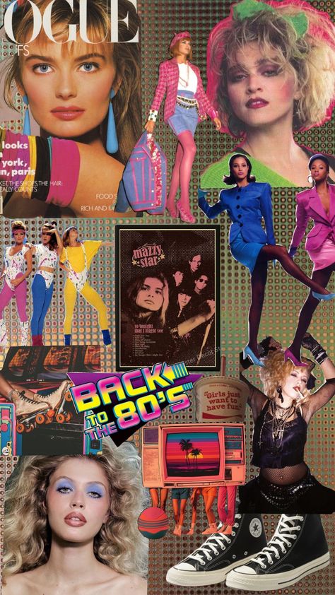 80's inspired collage 80s Pop Star Outfit, Année 80 Aesthetic, 80s Pop Aesthetic, 80s Aesthetic Outfits Party, 80s Aesthetic Party, Disco 80s Outfit, Anni 80 Outfit, 80s Fashion Disco, 80s Disco Aesthetic