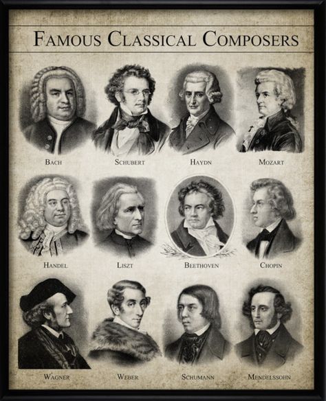 Composer Study, Classical Composers, Music Theory Lessons, Classical Music Composers, Famous Composers, World History Lessons, Istoria Artei, Classical Musicians, Classic Music