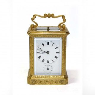 Buy Antiques & Art Online | LAPADA: Items for Sale Early French, Small Clock, Living Room Clocks, Electric Clock, Carriage Clocks, Scroll Pattern, Antique Clocks, Bond Street, Mantel Clock