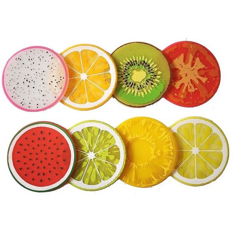 Fruit Coasters, Clay Diy Projects, Clay Crafts Air Dry, Fruit Water, Fruit Slice, Pottery Crafts, Diy Pottery, Diy Clay Crafts, Dining Bar