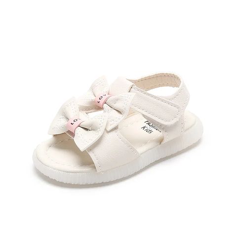 Summer Korean Style Baby Sandals Kawaii Bowtie Girls Toddler Shoes Soft Sole Antislip Infant Baby 1 Summer Korean Style, Baby Boy Jackets, Style Kawaii, Bold Dresses, Toddler Girl Shoes, Skirt And Sneakers, Baby Sandals, Mens Boots Fashion