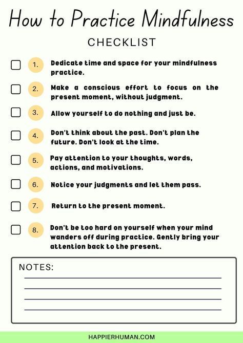 This printable mindfulness checklist can help you to live more mindfully every day. It includes a variety of exercises and activities that will help you to focus on the present moment, appreciate life more, and connect with yourself in a deeper way. Try out the checklist today! #mindfulness #mindful #worksheets #checklists #printable #printables #mindfulliving #mindfulthinking Mindfulness Worksheets, Counseling Worksheets, Wise Mind, Practice Mindfulness, Activities For Adults, Therapy Worksheets, Mindfulness Activities, Mindfulness Journal, Schedule Template