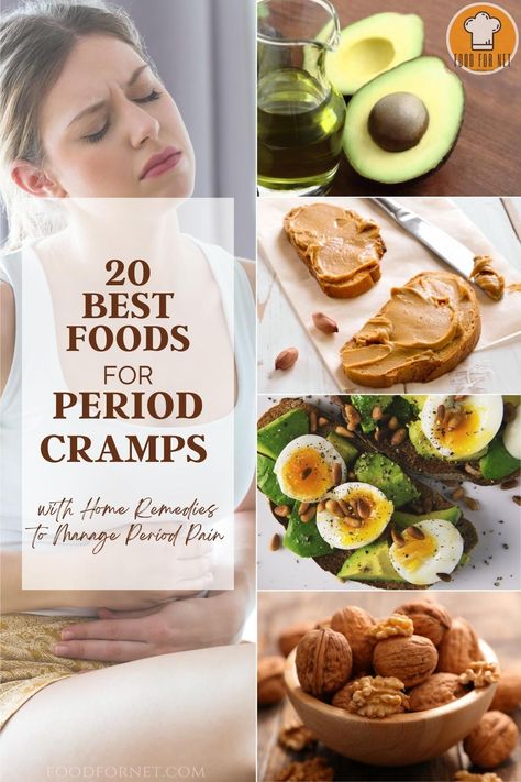 Best Foods For Period, Foods For Cramps, Period Cramps Food, Period Pain Remedies, Food For Period, Period Comfort, Period Cravings, Cramp Remedies, Low Estrogen Symptoms