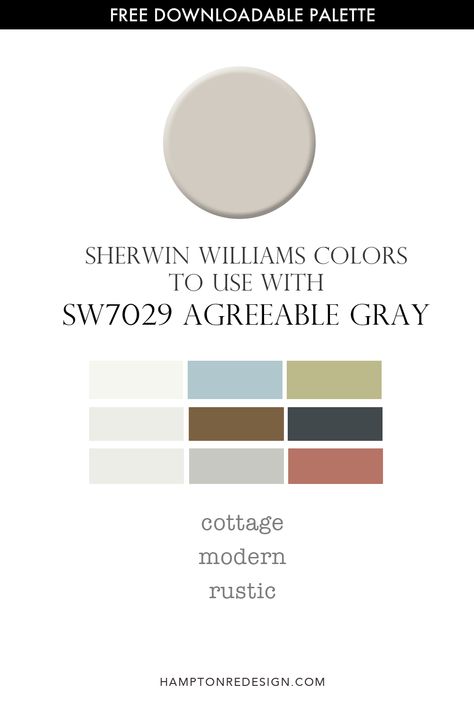 SW 7029 Agreeable Gray Coordinating Colors Agreeable Gray Sherwin Williams Coordinating Colors, Sherwin Williams Agreeable Gray Coordinating Colors, Colors That Coordinate With Agreeable Gray, Anew Gray Sherwin Williams Color Palette, Agreeable Gray Sherwin Williams Palette, Agreeable Gray Color Scheme Whole House, What Colors Go With Evergreen Fog, What Colors Go With Agreeable Gray, Agreeable Gray Color Scheme Kitchens