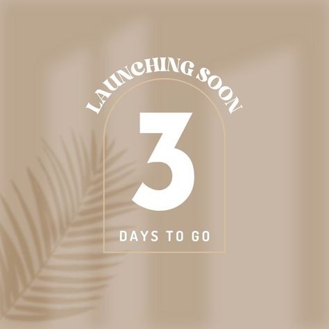 Countdown Instagram Post Ideas, Launching Soon Poster Ideas, Count Down Post Design, 5 Days To Go Countdown, Launching Soon Poster, Launch Teaser, Website Announcement, Support Small Business Quotes, Teaser Campaign