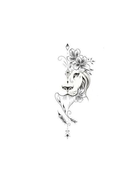 Lioness Spine Tattoo For Women, Half Lion Face Tattoo For Women, Women's Wrist Tattoos, Feminine Lion Tattoo For Women, Fineline Tattoo Ideas Women, Tatoos Woman Chest, Feminine Strength Tattoo, Leo Tattoo For Women, Lion Tattoos For Women