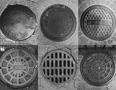 Check out new work on my @Behance profile: "Sewer Covers or Dimension Portals?" http://be.net/gallery/112566785/Sewer-Covers-or-Dimension-Portals New York Sewer, Sewer Aesthetic, Hatch Drawing, Rat Trap, Store Signage, Sewer System, Custom Typography, Great America, Batman Returns