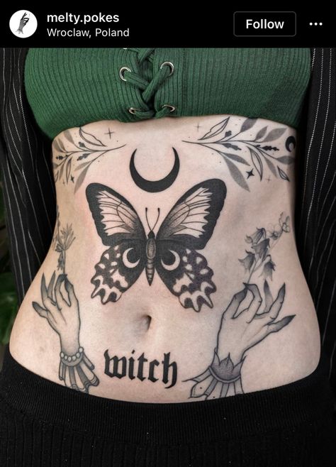 Abdomen Tattoo, Symmetrical Tattoo, Tattoos Infinity, Goth Tattoo, Witch Tattoo, Inspiration Tattoo, Tattoos Geometric, Watercolor Tattoos, Geometric Tattoos