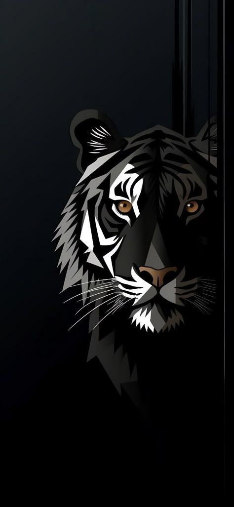 Dark Tiger Wallpaper, Tiger Wallpaper Hd, Tiger Wallpaper Iphone, Lion Hd Wallpaper, Wild Animal Wallpaper, Android Wallpaper Dark, Artwork Landscape, Tiger Artwork, Tiger Wallpaper