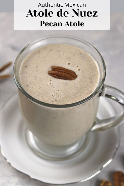 Mexican Flavors, Atole Recipe Mexican, Mexican Atole Recipe, Mexican Dessert Recipes Easy, Atole Recipe, Mexican Drink Recipes, Hot Drinks Recipes, Spiced Drinks, Mexican Dessert Recipes