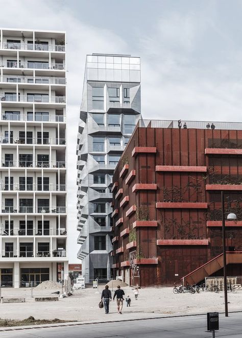 The Silo | COBE | Archinect Concrete Interiors, Concrete Facade, Parametric Architecture, Skyscraper Architecture, Brick Architecture, Apartment Architecture, Underwater Photos, Adaptive Reuse, Glass Facades