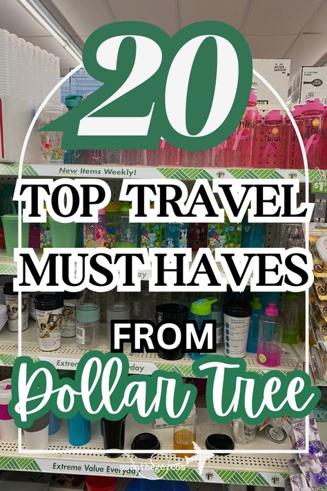 Traveling can be expensive, but stocking up on essentials doesn’t have to be. Dollar Tree offers a variety of affordable travel items that can make your trip smoother and more enjoyable. Here are the top 20 travel essentials you need from Dollar Tree. #Travelhacks #travel #cheap #cheaptravel #dollartree #dollartreefinds Road Trip Essentials Checklist, Car Travel Bag Essentials, Road Trip Dollar Tree, Kids Roadtrip Essentials, Kid Travel Essentials, Packing List For Vacation Road Trip, Road Trip Bag Essentials, Weekend Travel Essentials, Vacation Goodie Bags