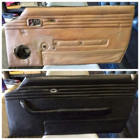 Before and after door panel reupholstery Car Seat Upholstery, Smart Car, Reupholster, Panel Doors, Car Door, Car Seats, Classic Cars, Upholstery