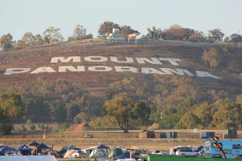 Mt Panorama, Bathurst NSW. Bathurst 12 hour 2014 Bathurst Nsw, Mount Panorama, Future Aesthetic, Australian Muscle Cars, Race Track, Muscle Cars, Dolores Park, Cars, Travel