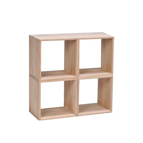 "Cube de rangement NOA Association et modulation parfaite pour créer une étagère cube selon vos envies, avec les cubes NOA ! Structure en hêtre massif. Dimensions : 36x36x28 cm Dimensions:36x28x36 cm" Deep Bookcase, Gold Etagere, Etagere Cube, Wooden Patio Furniture, Ikea Makeover, Ikea Billy Bookcase Hack, Ikea Billy Bookcase, Small House Decorating, Diy Furniture Bedroom