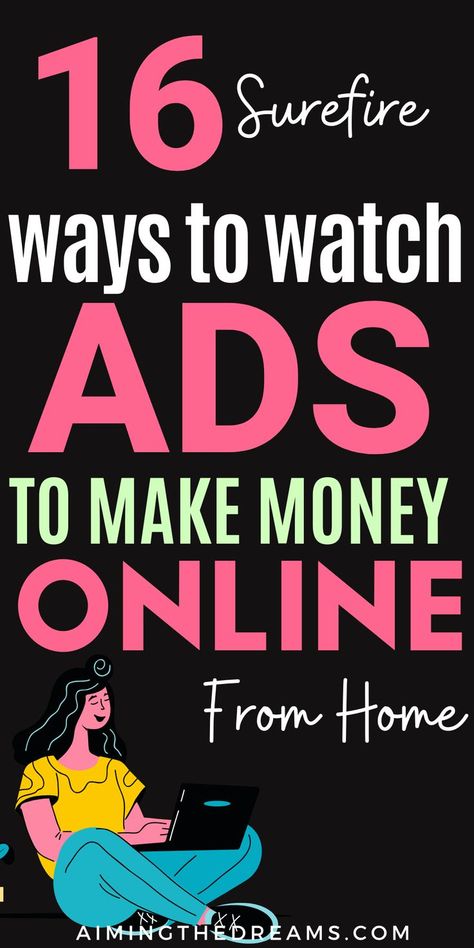 Watch Ads, Best Money Making Apps, Unique Jobs, Make Money Online From Home, Watch Ad, Online Side Hustle, Social Media Jobs, Money Life Hacks, Online Surveys