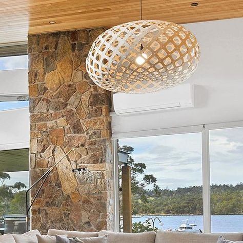 David Trubridge on Instagram: "Tucked away along the East Coast of Tasmania, in the tiny suburb of Pontypool, sits the recently completed holiday home, Rockpool. Interior styling crafted together by @peta_barwick_designs_and_art Timber surrounding surfaces @tasmaniantimber ❤️❤️❤️ Feat: @davidtrubridge Kina light" David Trubridge, Rock Pools, Tasmania, The East, Peta, East Coast, Holiday Home, Interior Styling, Instagram