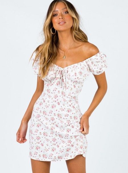 Summer Day Dresses, Spring Summer Dress, Princess Polly, Classy Dress, White Mini Dress, Day Dresses, Cute Dresses, Chic Style, Vintage Dresses